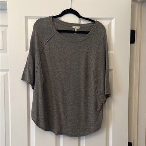 Joie Gray Boxy Dolman Sleeve T-Shirt